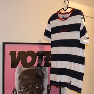 Reckless Los Angeles striped tee